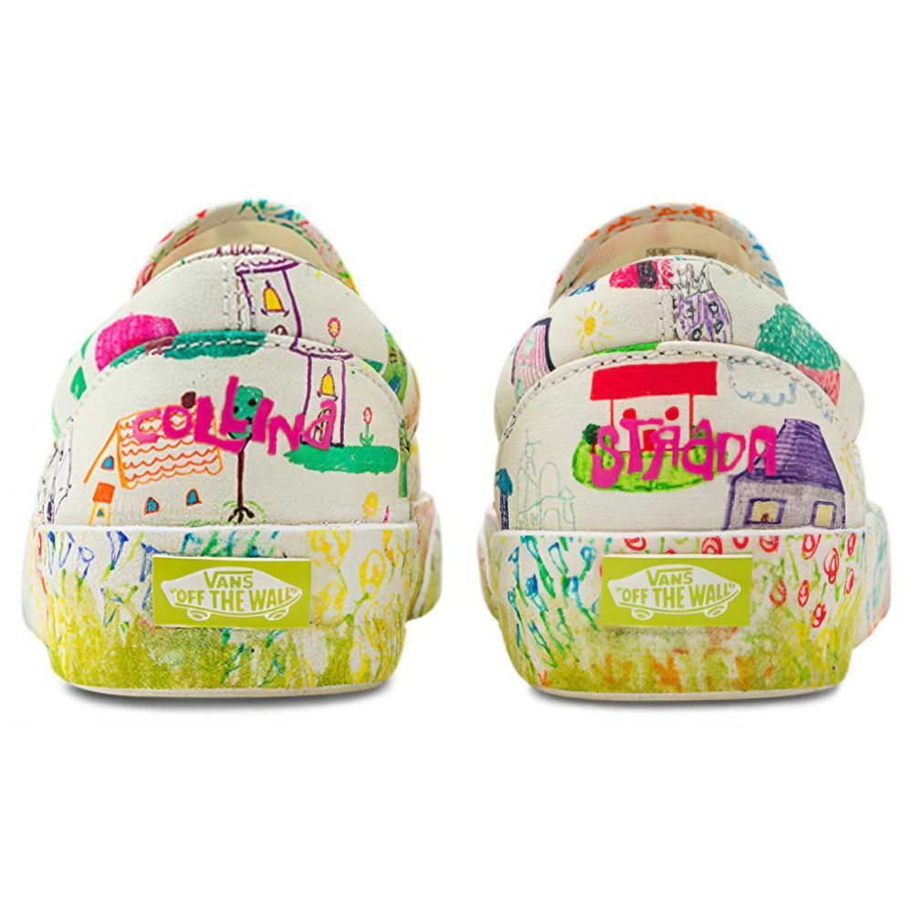 COLLINA STRADA x Vans slip-on Classic 98 Dx