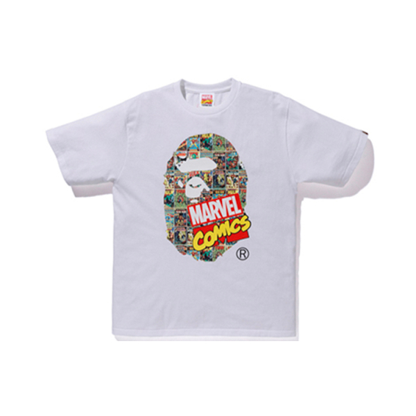 A BATHING APE Bape × Marvel T