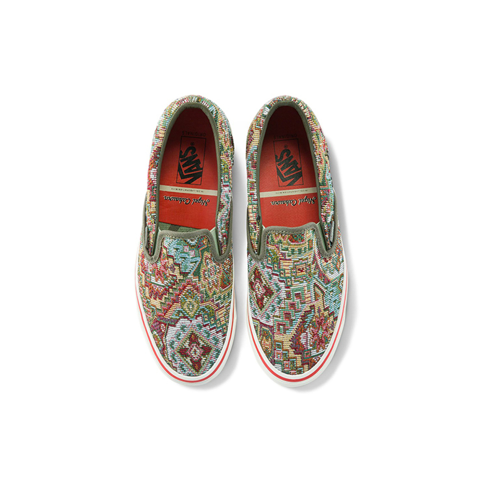 Nigel Cabourn x Vans slip-on Vault OG LX