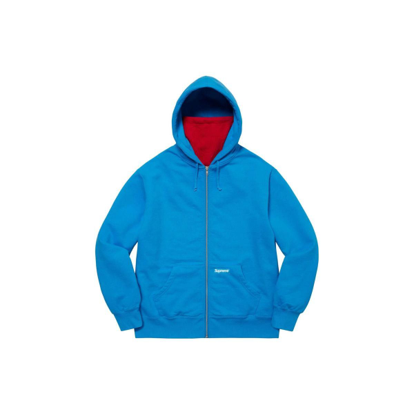 Supreme FW22 Week 19 Double Hood Facemask Zip Up Hooded Sweatshirt Logo