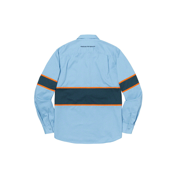 Supreme FW19 Week 1 High Powered Work Shirt logo