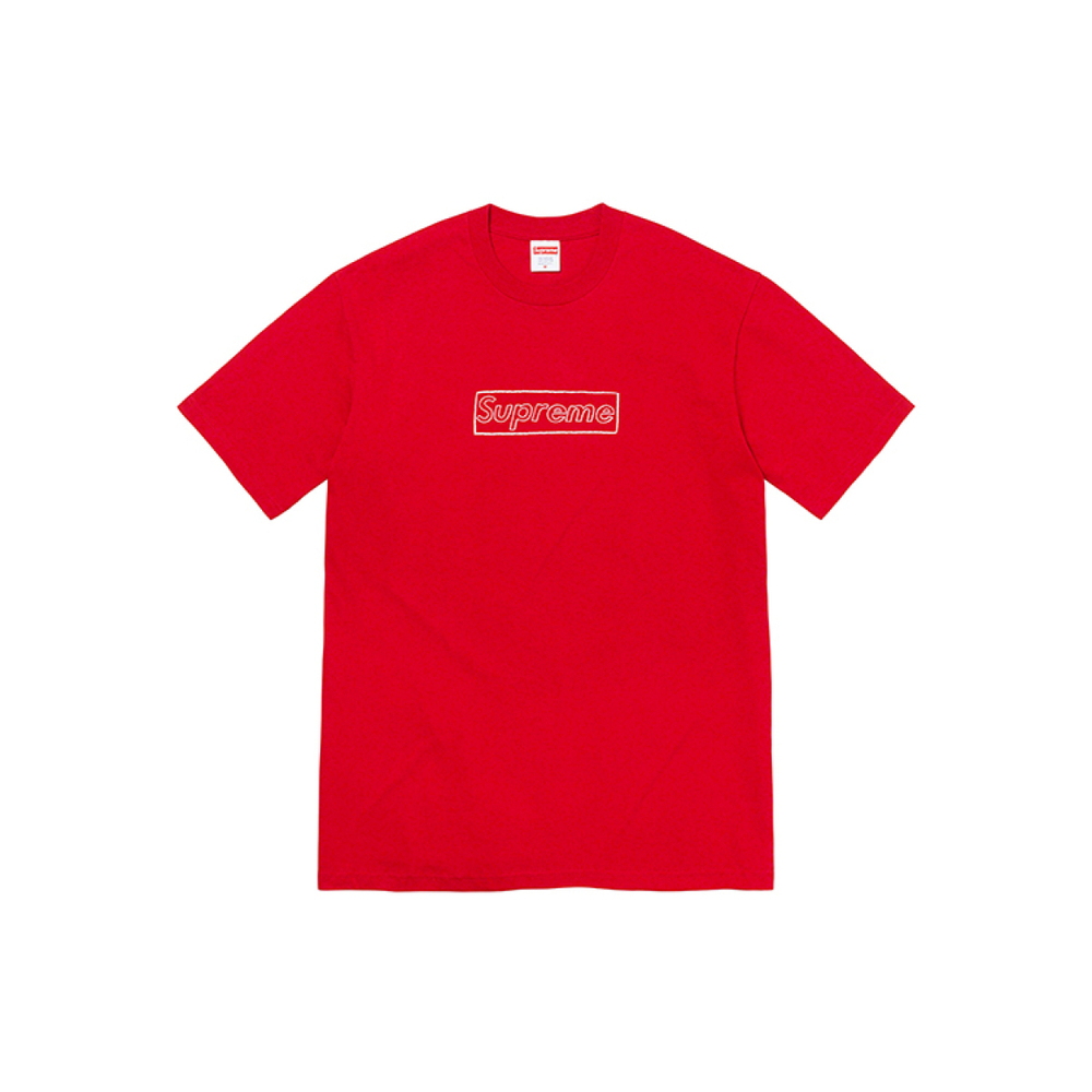Supreme Week 18 x KAWS Chalk Logo Tee Box Logo T