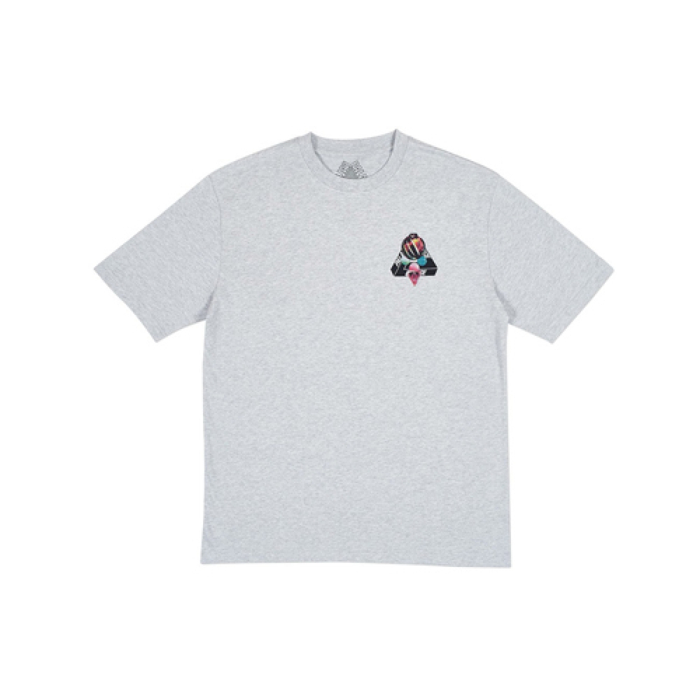 PALACE Sans Ferg T-Shirt Grey Marl Logo T
