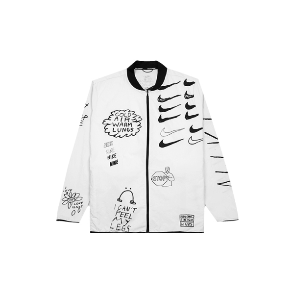 Nike Run Nathan Bell Running Jacket Logo