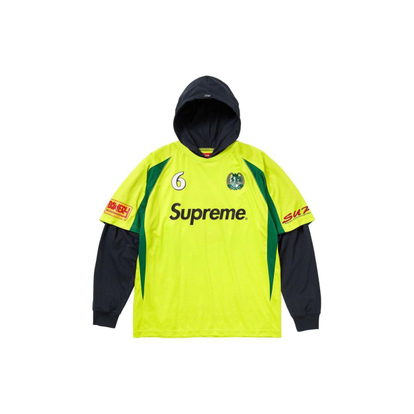 Supreme FW23 WEEK1 HOODED SOCCER JERSEY Logo 6
