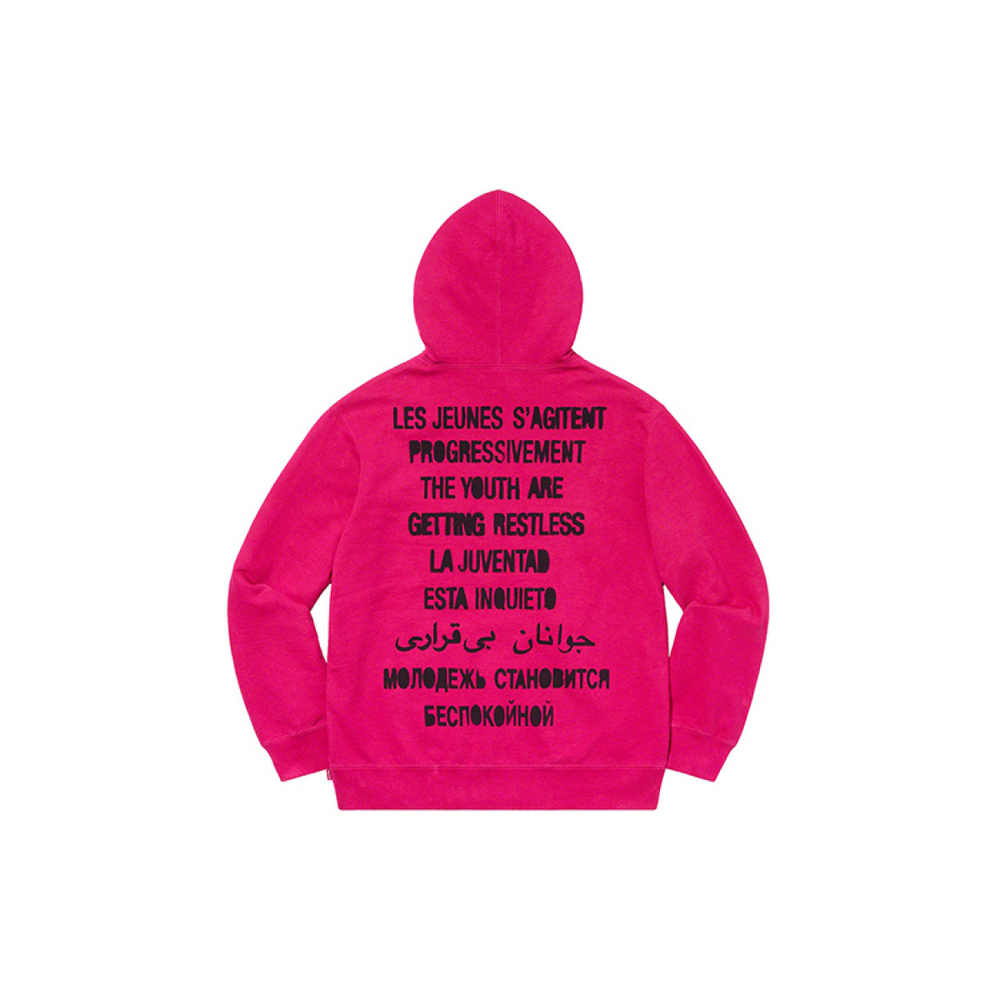 Supreme SS20 Week 6 Restless Youth Hooded Sweatshirt