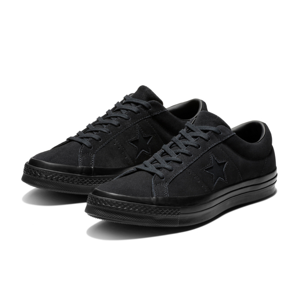 Converse one star Suede Triple Black Low Top