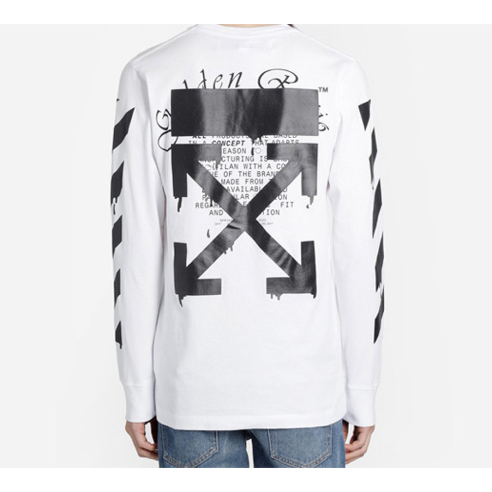 OFF-WHITE SS20 Dripping Arrows Logo T