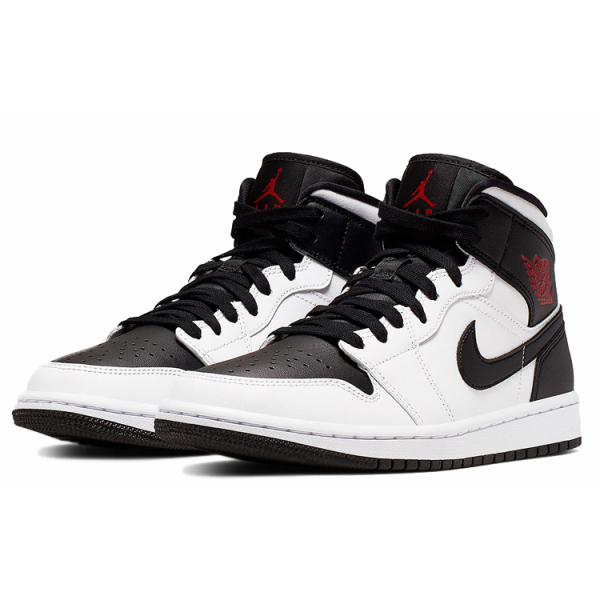 Jordan Air Jordan 1 Mid White Black Red