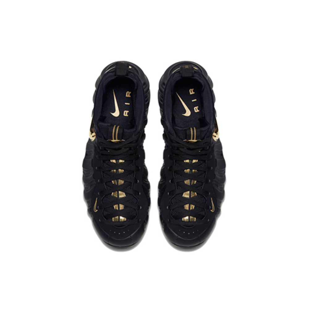 Nike Foamposite Pro black metallic gold