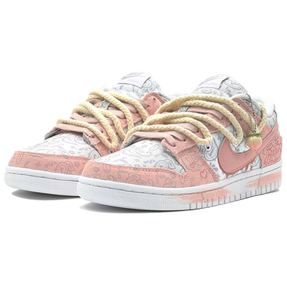 【 】 Nike Dunk Low ESS "White Paisley" HAPPY