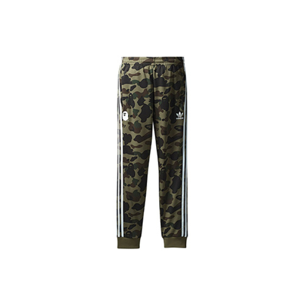 Adidas originals x Bape adicolor Track Pants Olive Cargo