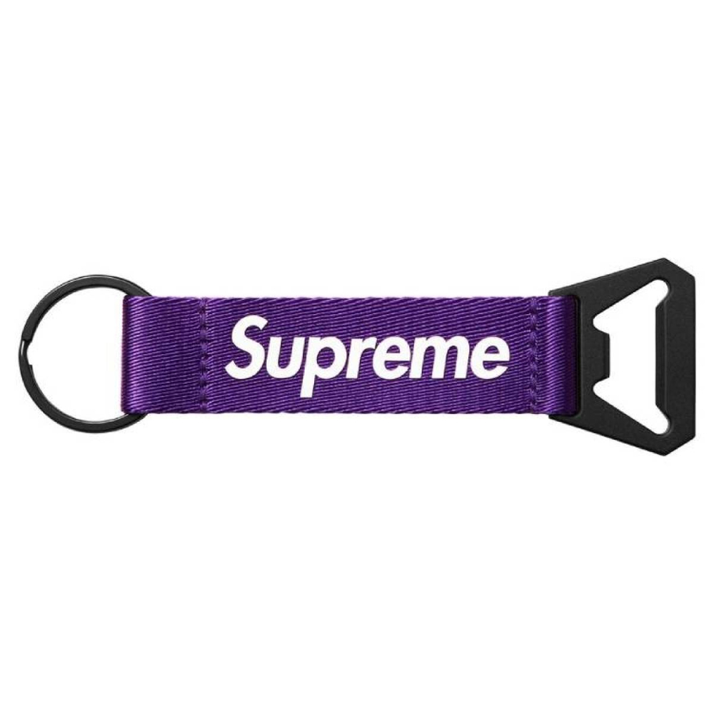 Supreme Week 5 Bottle Opener Webbing Keychain