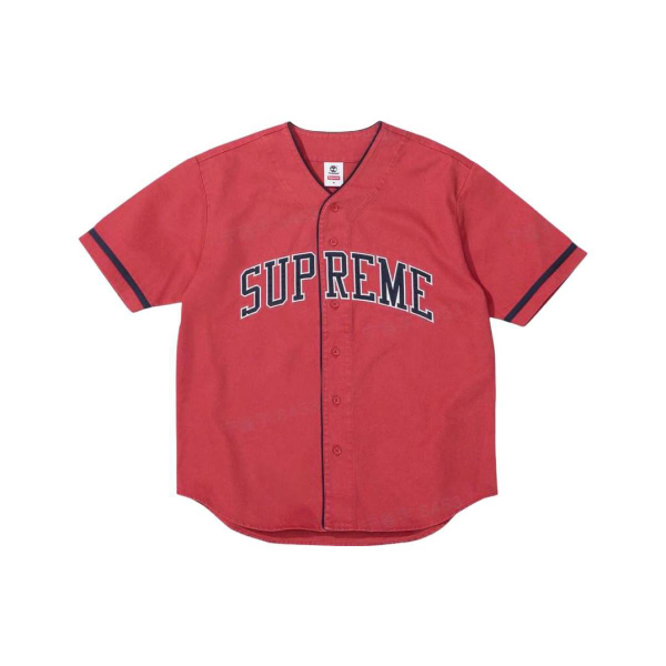 Supreme SS23 Week 8 x TIMBERLAND Supreme x TIMBERLAND SS23 BASEBALL JERSEY Logo T