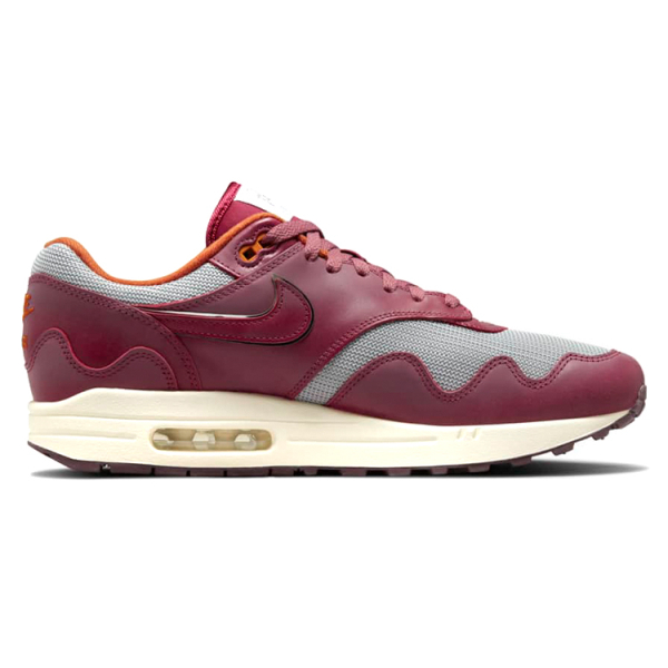 Patta x Nike Air Max 1 "night maroon"
