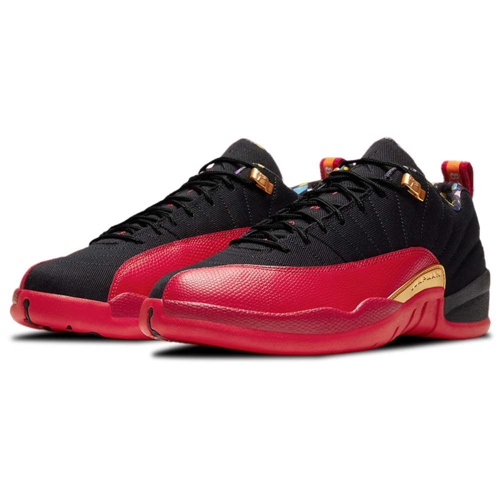 Jordan Air Jordan 12 retro low se "black and metallic gold" TPU