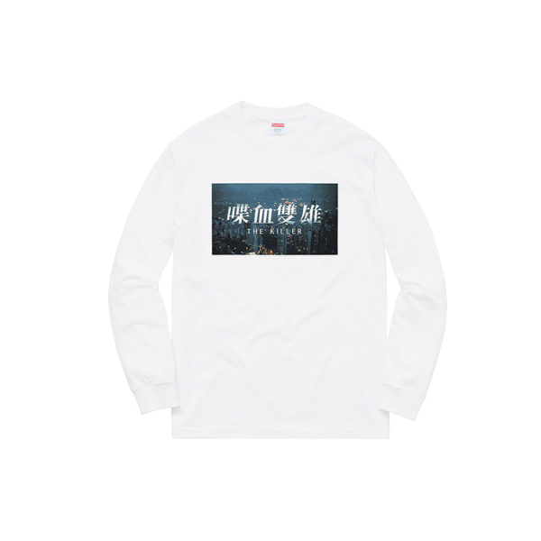 Supreme FW18 The Killer L/S Tee White T