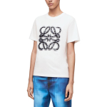 LOEWE SS23 Pixel Anagram-embroidered Logo T