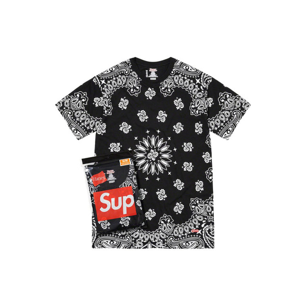 Supreme FW22 Week 1 x Hanes Bandana Tagless Tees T 2