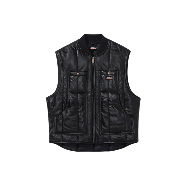 Supreme x Dickies FW23 WEEK9 LEATHER WORK VEST