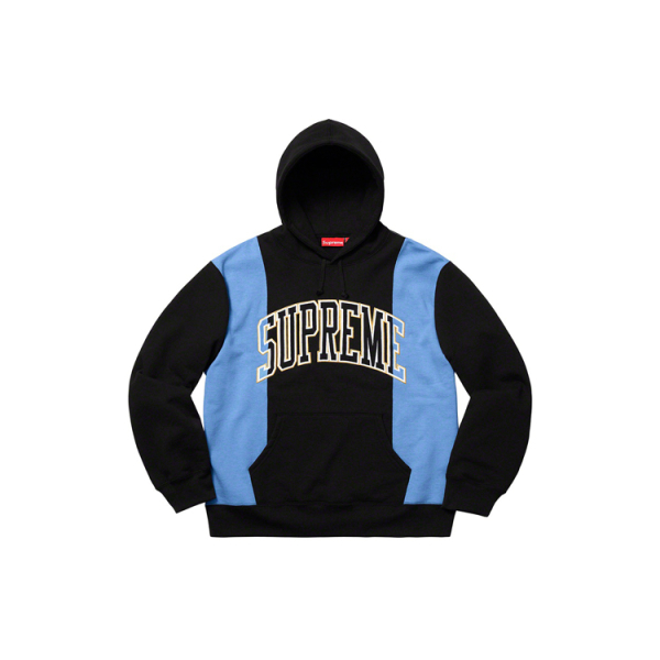 Supreme FW19 Week 4 Paneled Arc Hooded Sweatshirt Logo