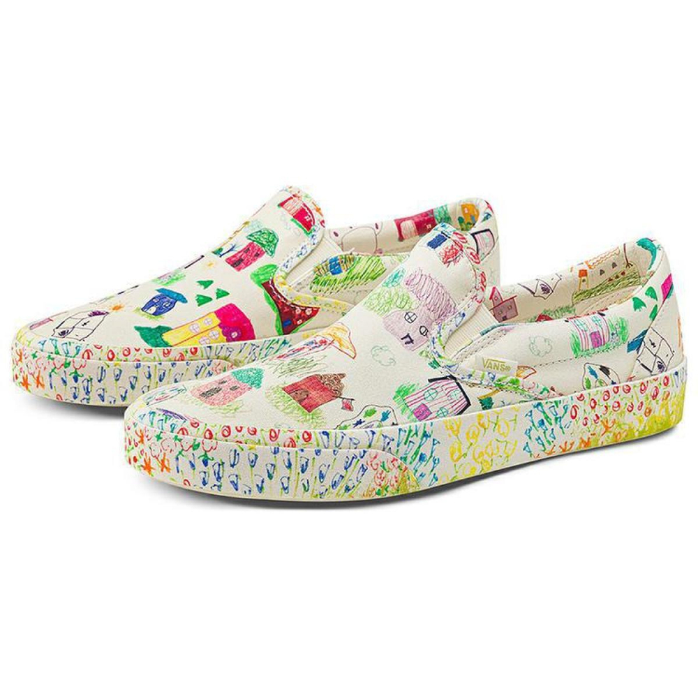 COLLINA STRADA x Vans slip-on Classic 98 Dx