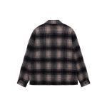 Stussy FW23 WOOL PLAID ZIP SHIRT