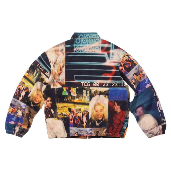Supreme x Mark Leckey FW23 WEEK4 HARDCORE PATCHWORK HARRINGTON JACKET