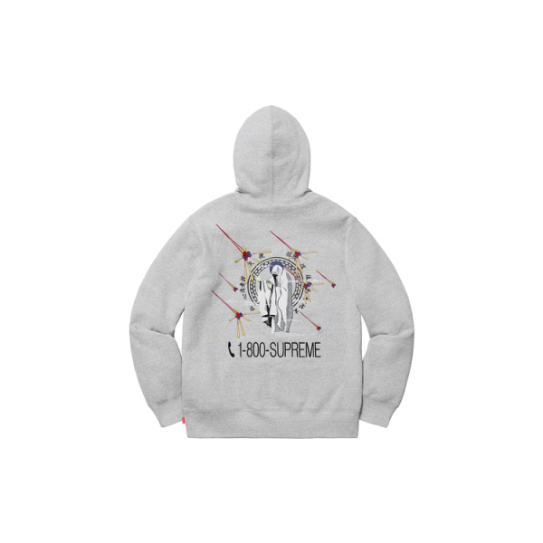 Supreme FW19 Week 6 1-800 Hooded Sweatshirt