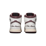 TD A Ma Maniére x Air Jordan 1 Retro High OG SP "Sail and Burgundy"