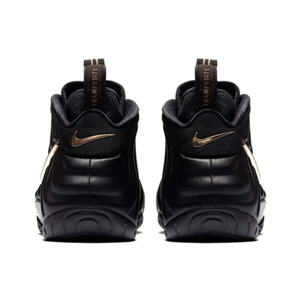 Nike Foamposite Pro black metallic gold