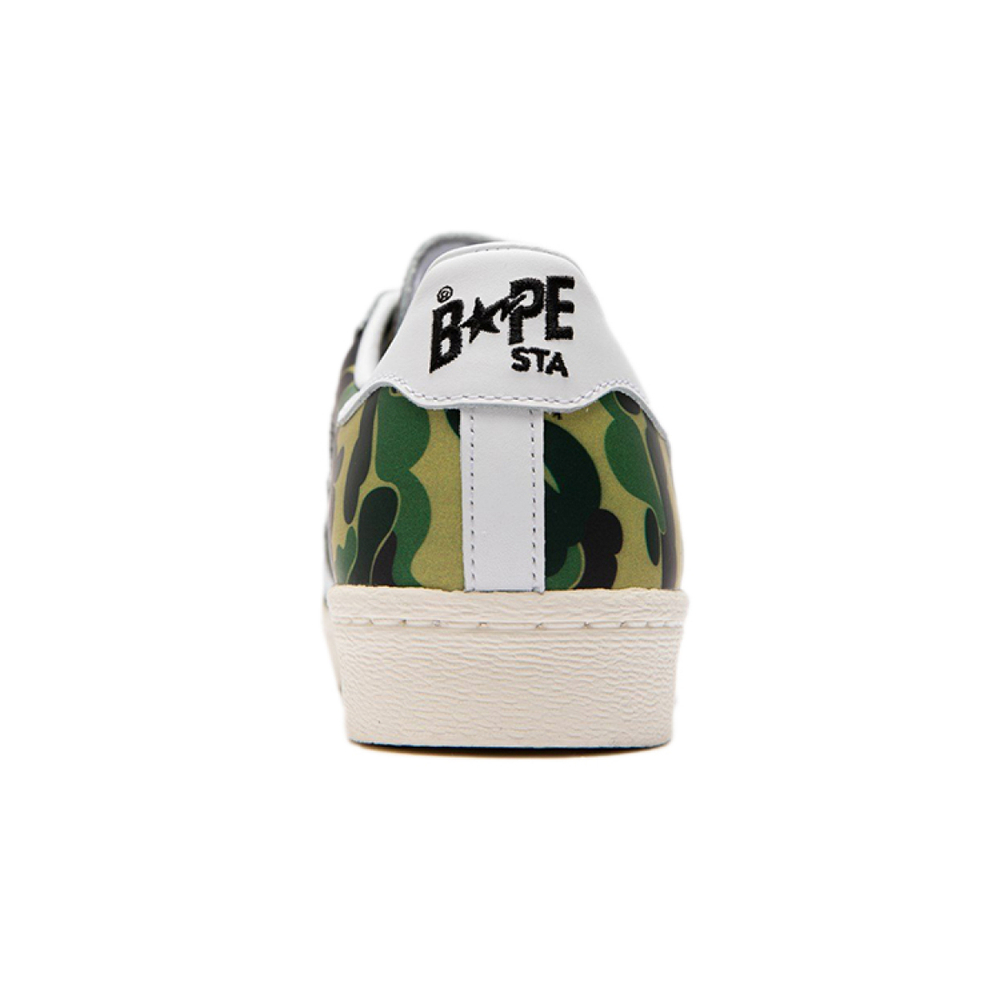 A BATHING APE x adidas originals Superstar 80s Green Camo