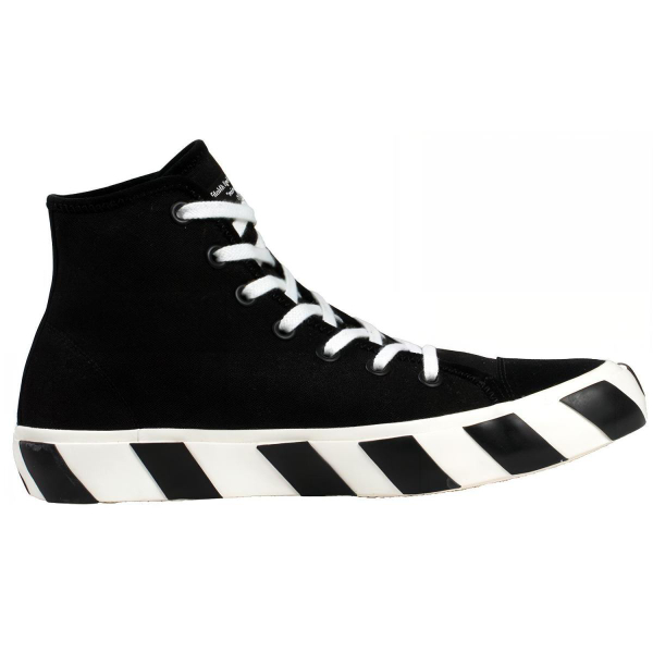 OFF-WHITE Vulcanized Hi Black Striped