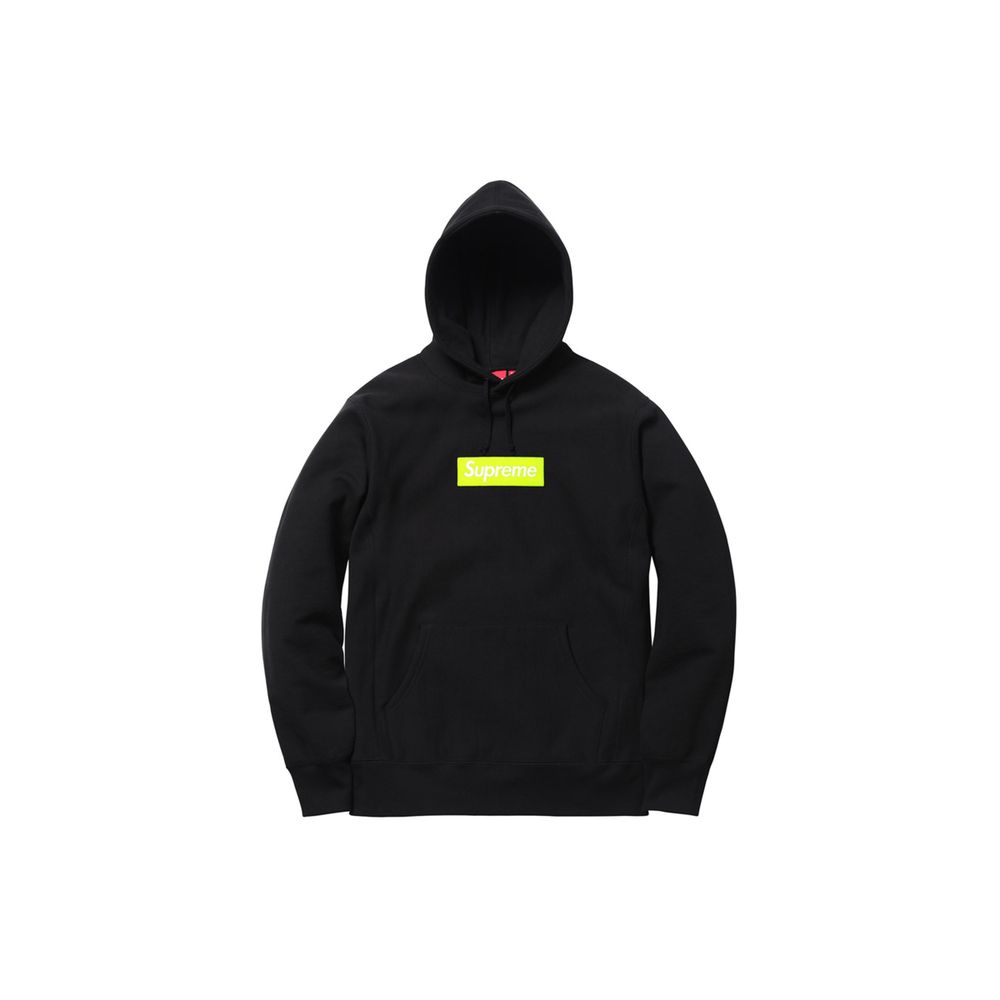 Supreme FW17 Box Logo Hooded Sweatshirt Black Bogo