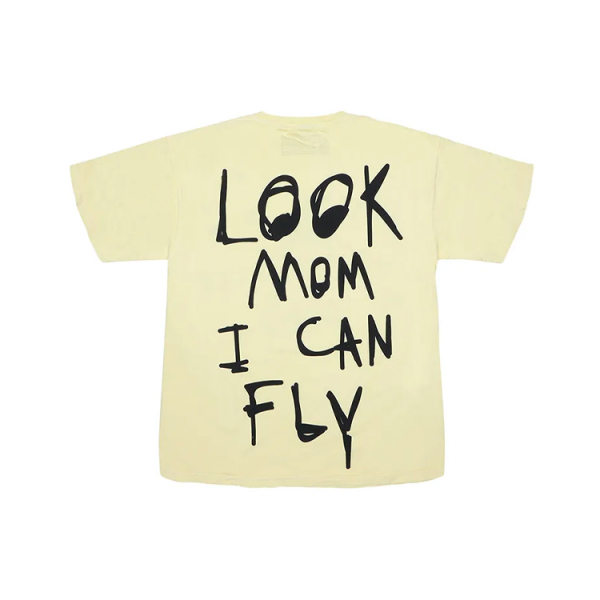 Travis Scott Cactus Jack Look Mom I Can Fly Yellow Tee T