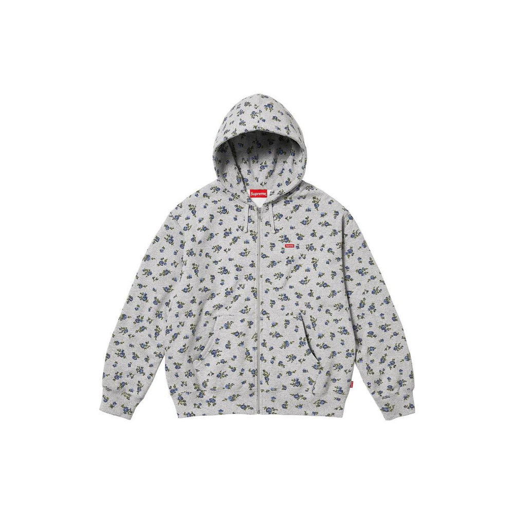 Supreme FW23 WEEK1 SMALL BOX ZIP UP HOODED SWEATSHIRT Logo