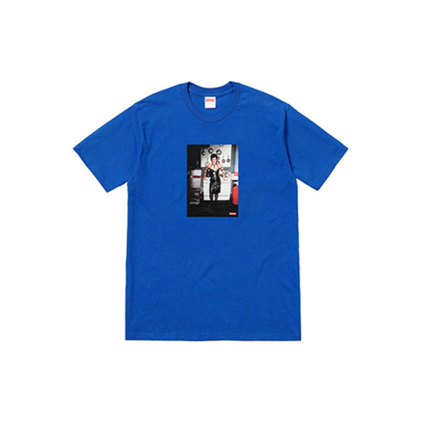 Supreme SS18 x Nan Goldin Nan as a dominatrix Tee Royal T