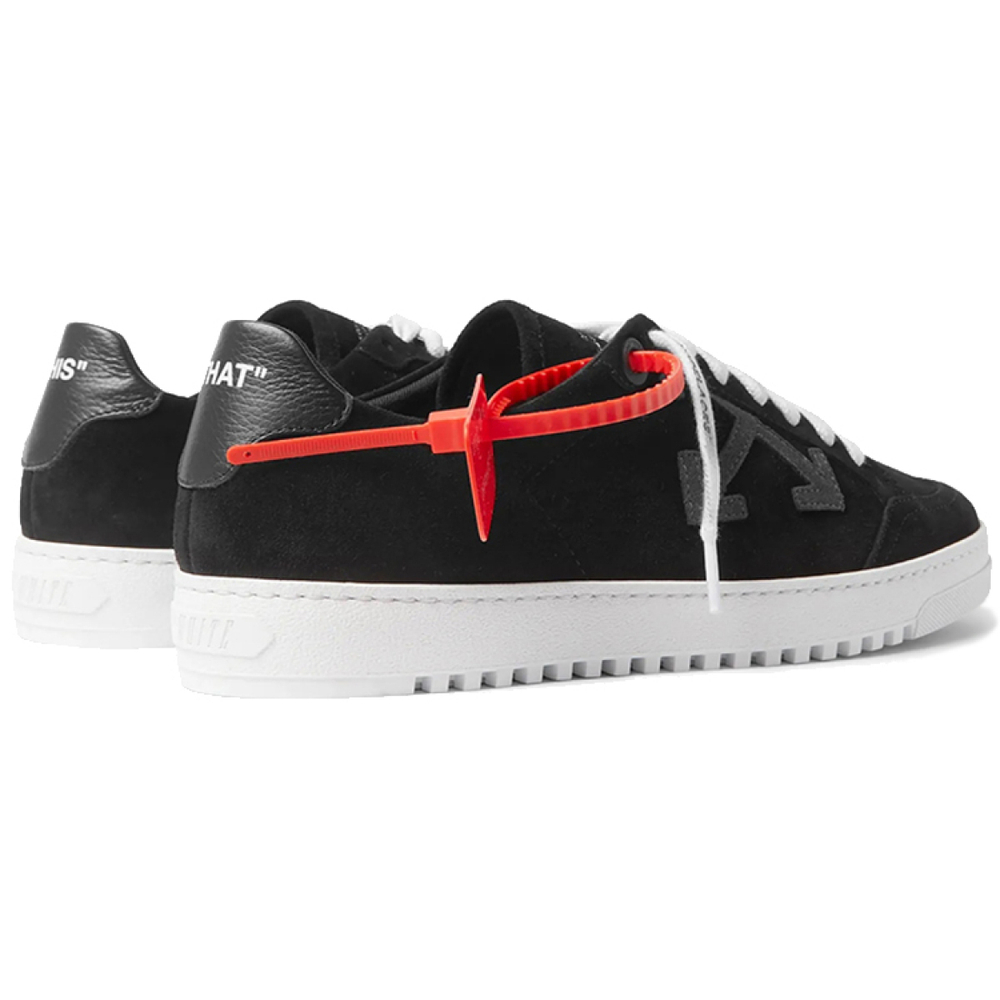 OFF-WHITE 2.0 Leather Trimmed Suede Sneakers
