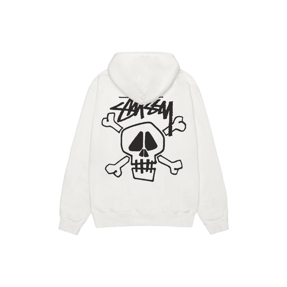 Stussy FW23 SKULL & BONES HOODIE PIGMENT DYED
