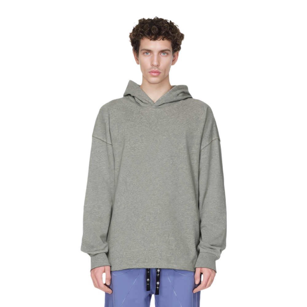 Fear of God Essentials SS22 Relaxed Hoodie Dark Oatmeal Logo