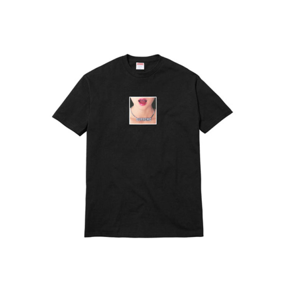 Supreme SS18 Necklace Tee Black T