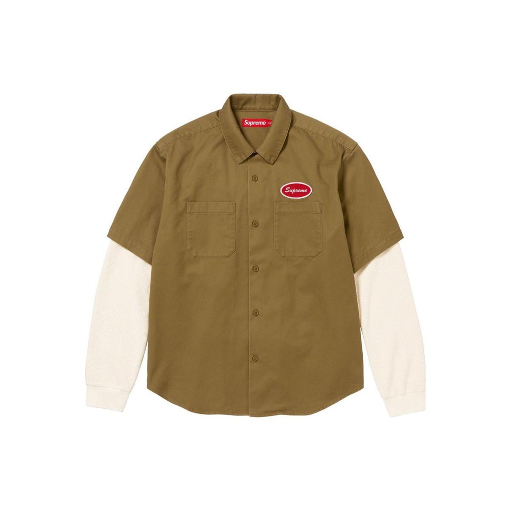 Supreme FW23 WEEK7 THERMAL SLEEVE WORK SHIRT