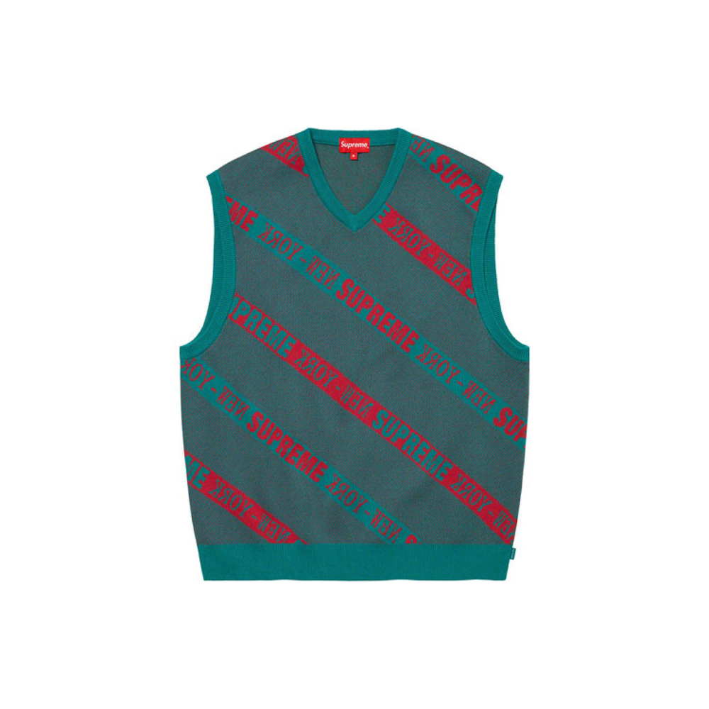 Supreme SS22 Week 1 Stripe Sweater Vest V