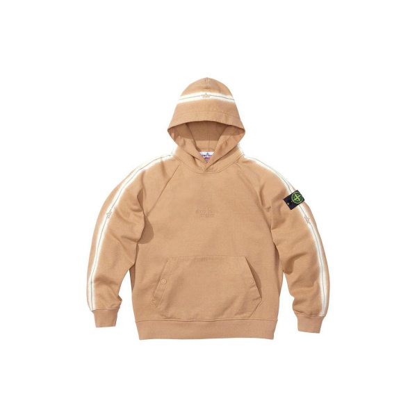 Supreme x STONE ISLAND Stripe Hooded Sweatshirt SS22
