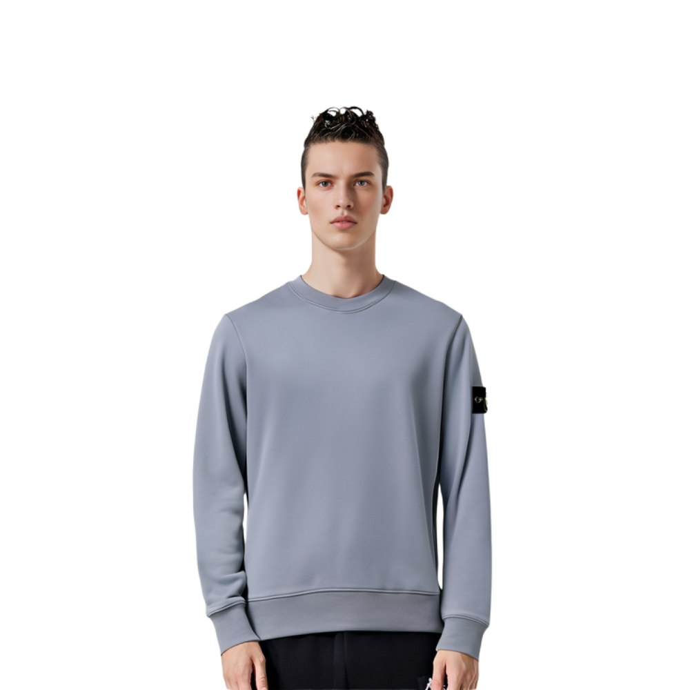 STONE ISLAND Garment Dyed Crew Sweat