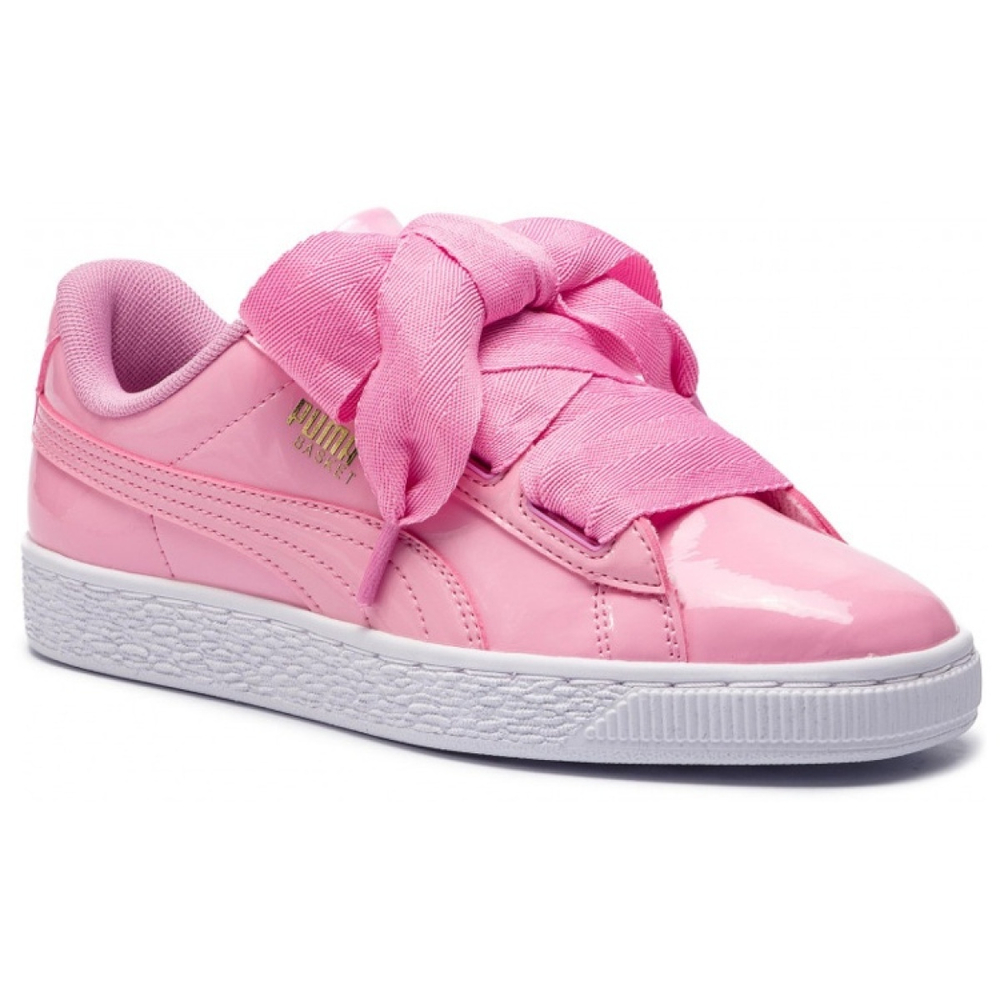 PUMA Basket Leather Heart Patent