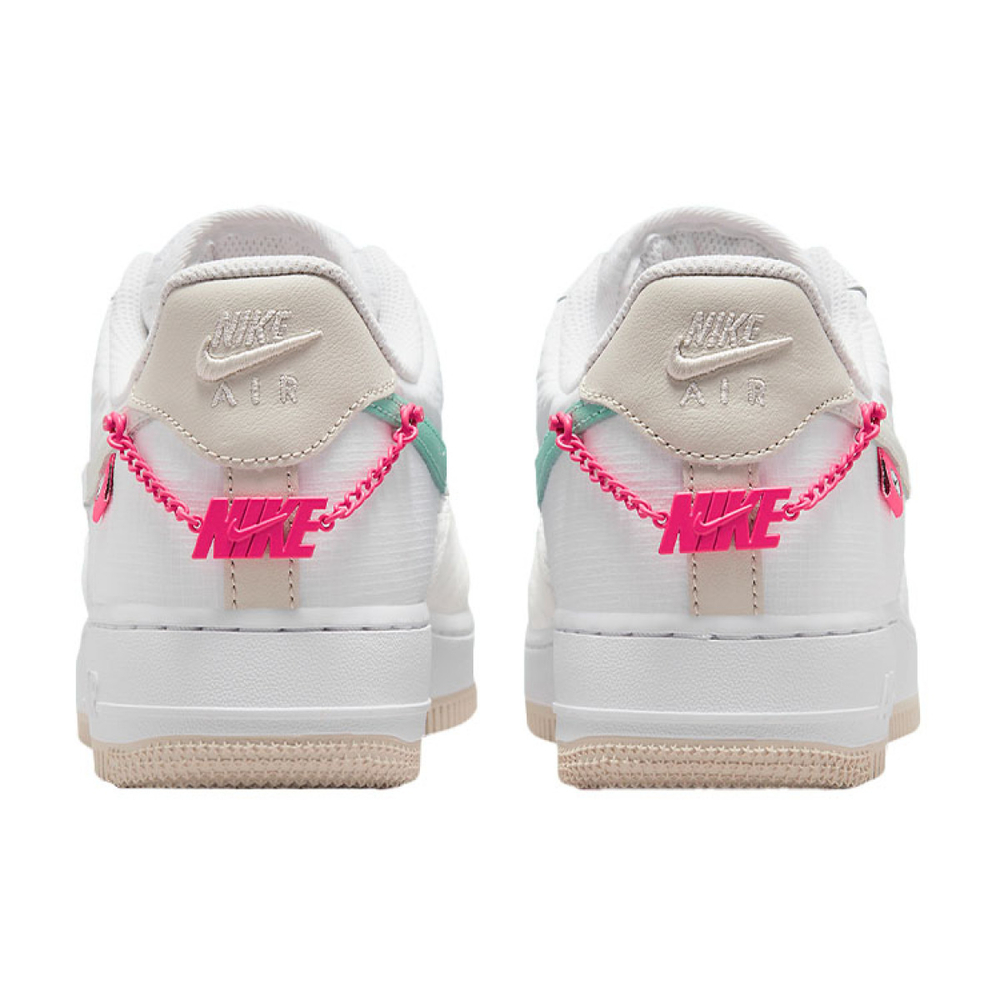 Nike Air Force 1 pink bling