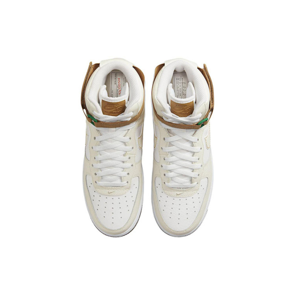 Nike Air Force 1 inspected by swoosh