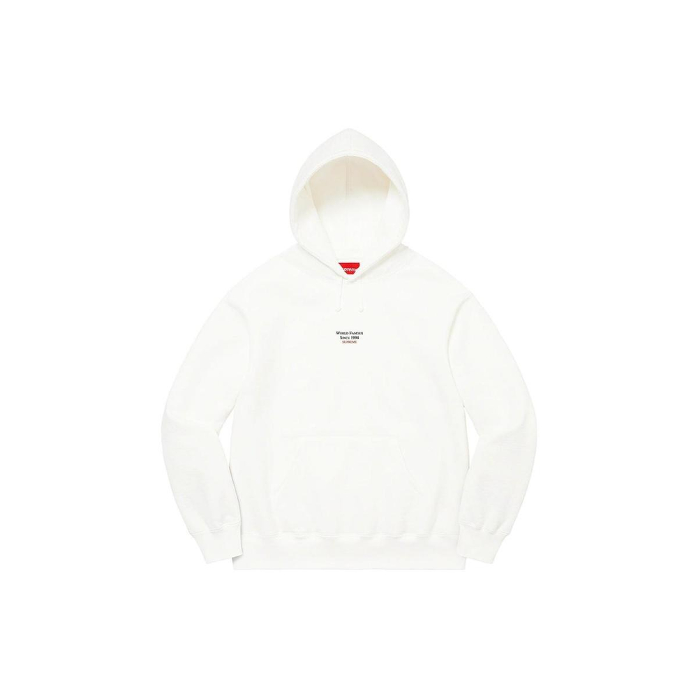 Supreme SS23 Week 4 WORLD FAMOUS MICRO HOODED SWEATSHIRT Logo
