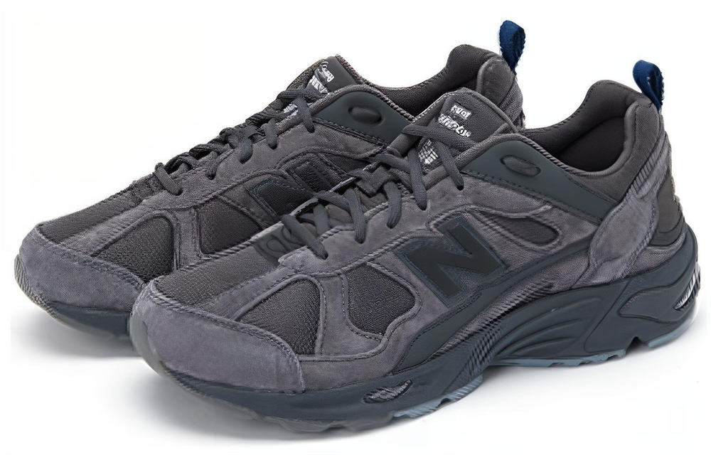 New Balance NB 878 mesh flip-flops, shock absorption, non-slip, wear-resistant, low-cut casual shoes for men and women, the same style black